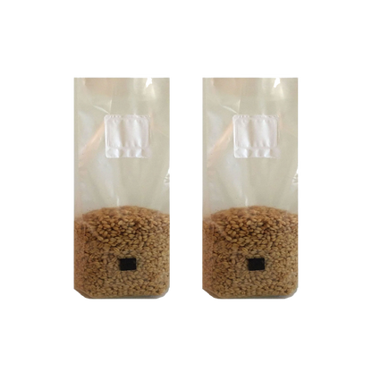 Wheat Berry Mushroom Spawn Bags with Injection Port and .5 micron filter